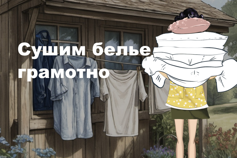 Где сушить белье